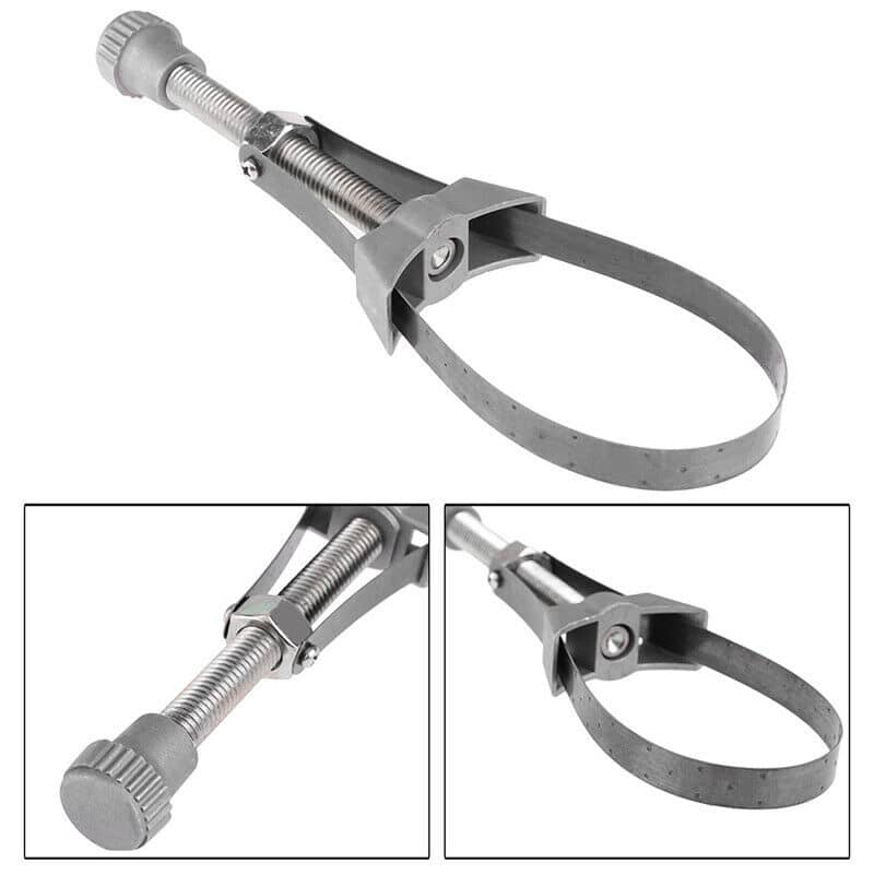 Steel Belt Oil Filter Spanner Wrench for Automobiles and Tractors