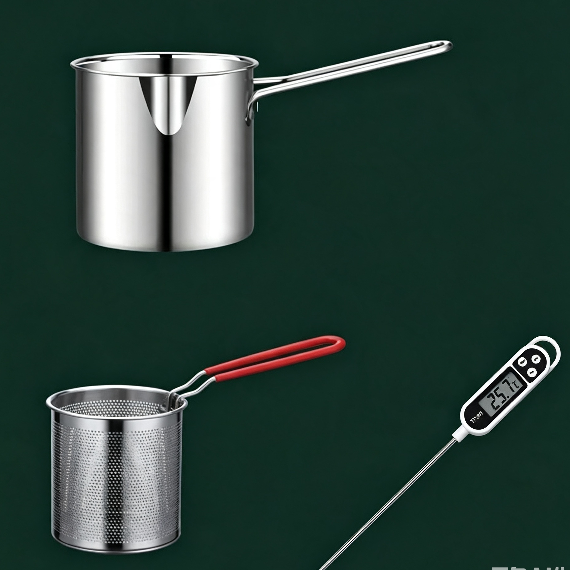 304 Stainless Steel Multifunctional Fryer Pot