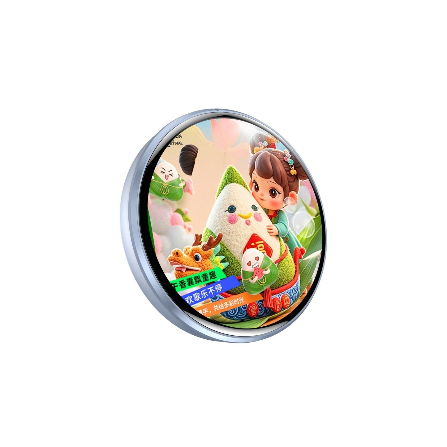1.7-Inch Digital Badge with Touchscreen Display