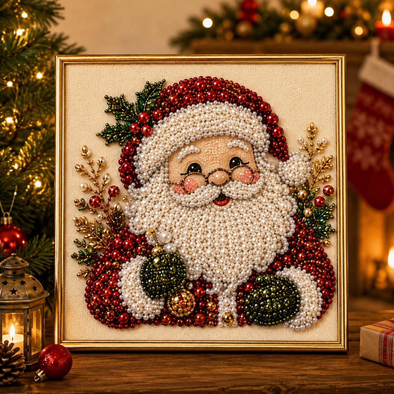 DIY Christmas Pearl Painting Art Kit