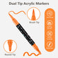 Dual-Tip Glitter Marker Pen Set