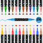 Dual-Tip Glitter Marker Pen Set