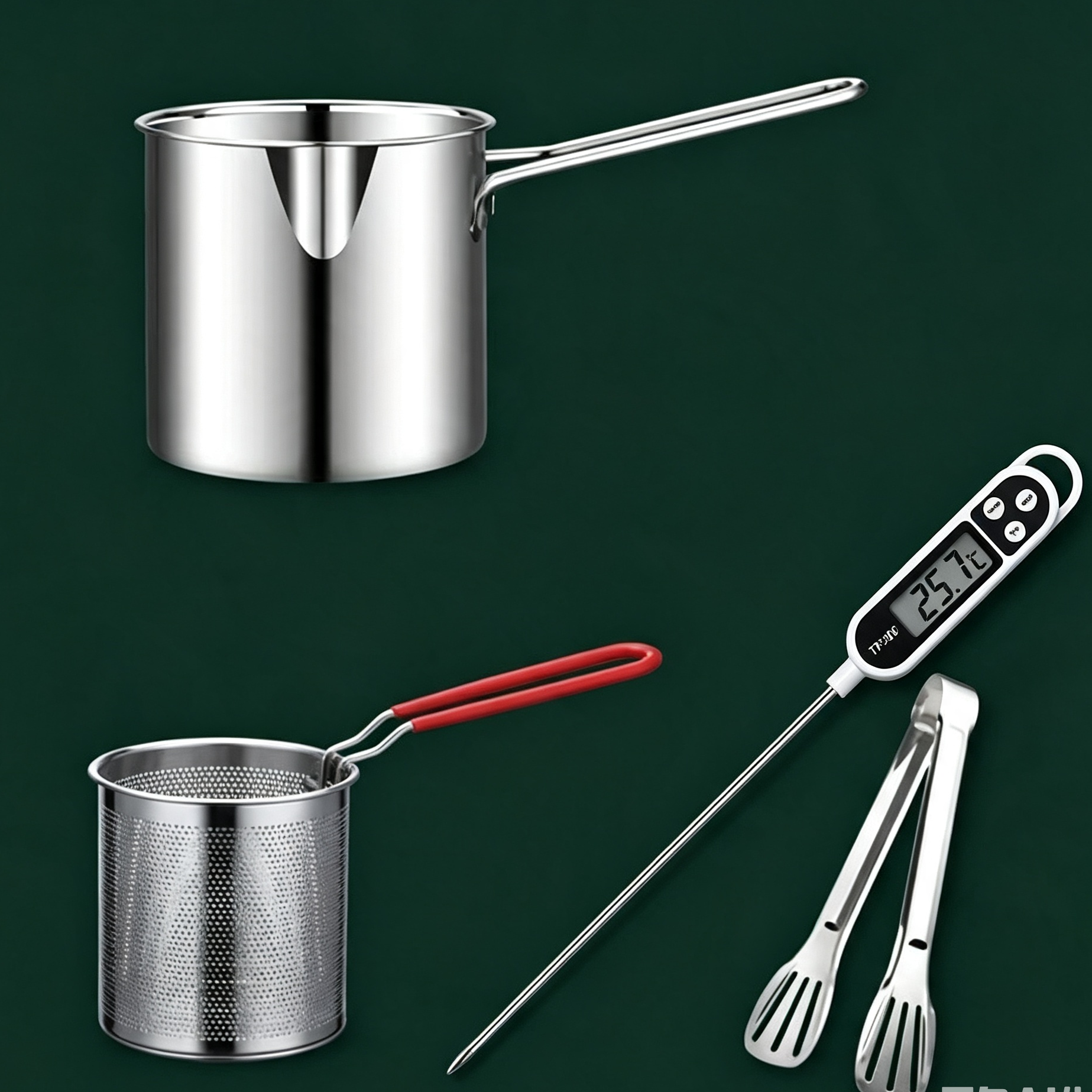 304 Stainless Steel Multifunctional Fryer Pot