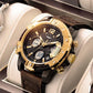 Multifunctional Dual Display 3ATM Waterproof Men's Quartz Sports Watch
