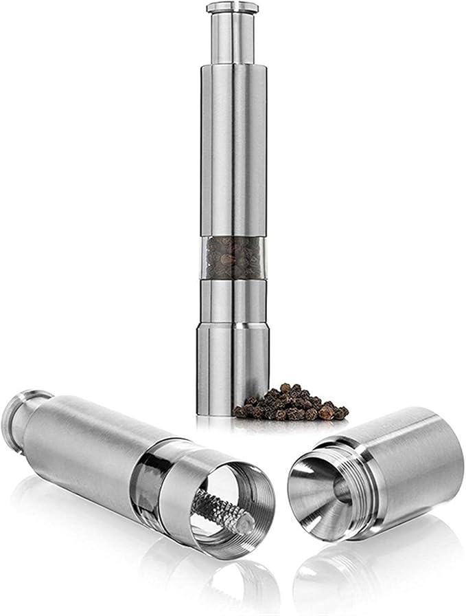 Stainless Steel Salt Pepper Spice Grinder