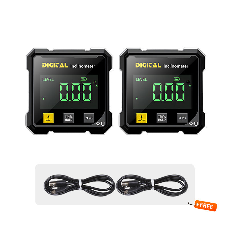 4-Side Magnetic Digital Angle Gauge