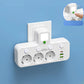 Smart Power Strip with USB Ports and Individual Switches