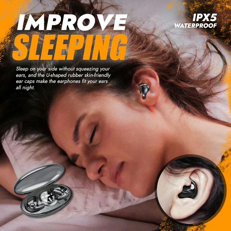 Invisible Sleep Wireless Earphones IPX5 Waterproof