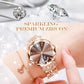 Fashionable Diamond Moon Star Women's Watch
