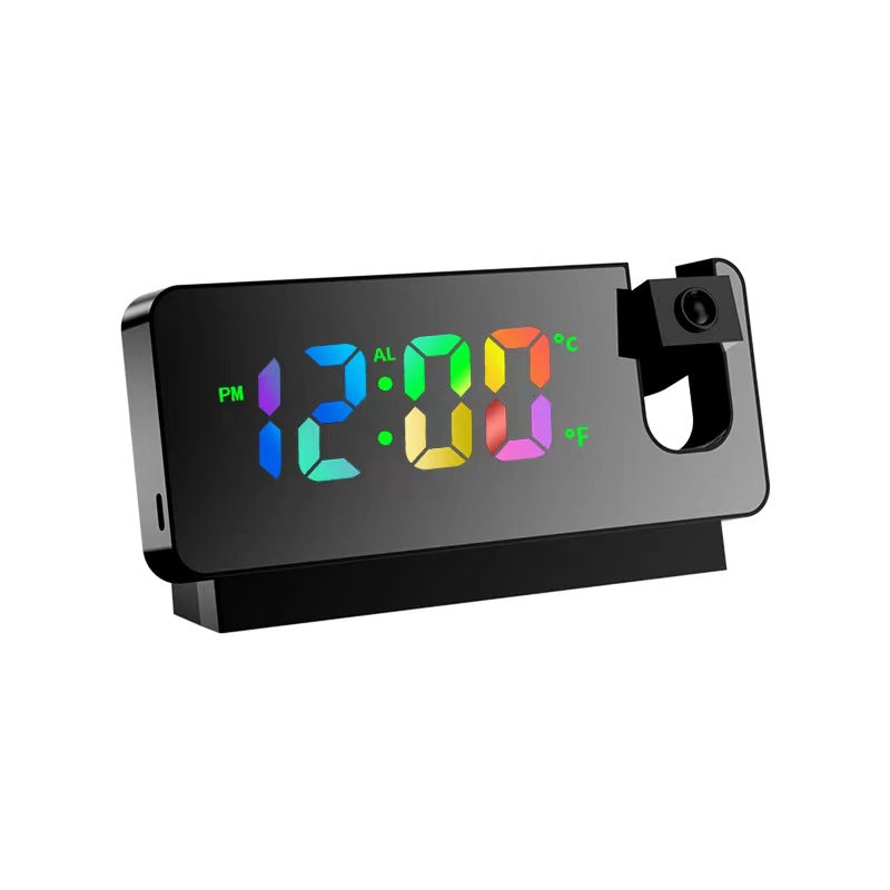 Smart Digital Projection Alarm Clock with 7-Inch LED Display
