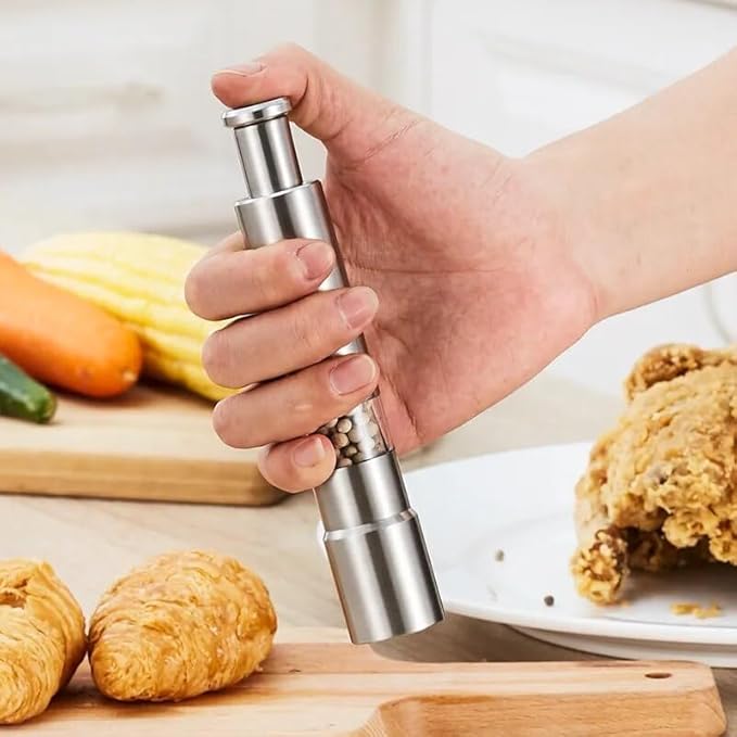 Stainless Steel Salt Pepper Spice Grinder