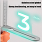 Stainless Steel Wall Leveling Bracket with Measuring Scale