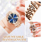 Fashionable Diamond Moon Star Women's Watch