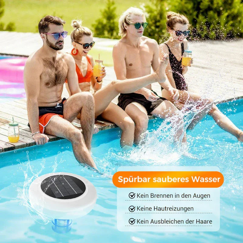 Solar Pool Ionizer with Copper-Silver Anode