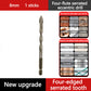 4-Flute Serrated Eccentric Drill Bit Set
