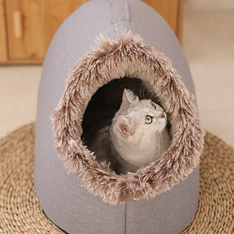 Cozy Warm Cave Bed for Pets
