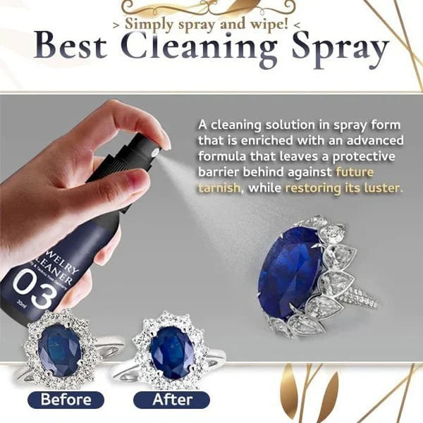 Jewelry Cleaner Spray Instant Shine Restorer 30ml
