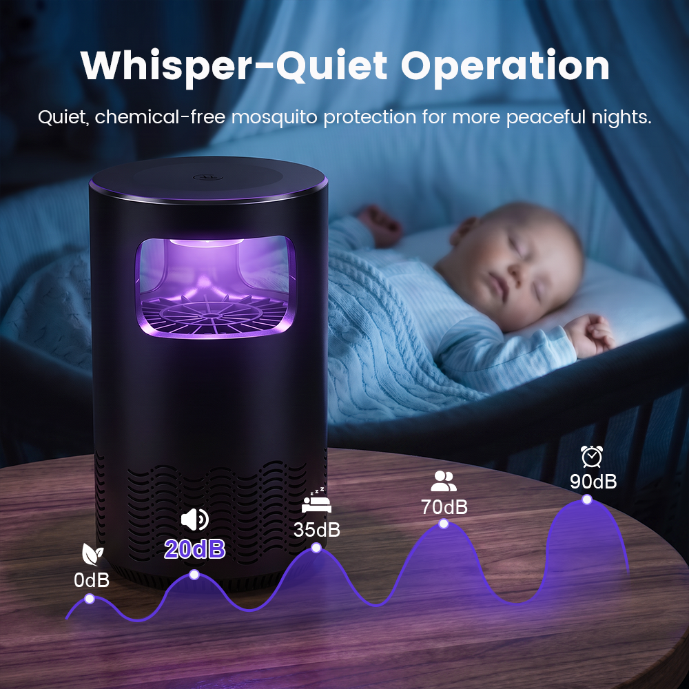 USB-Powered Mosquito UV Light Trap