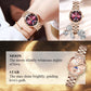 Fashionable Diamond Moon Star Women's Watch