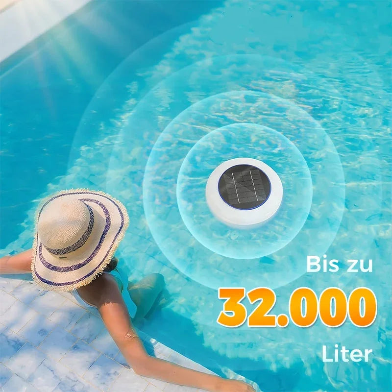 Solar Pool Ionizer with Copper-Silver Anode