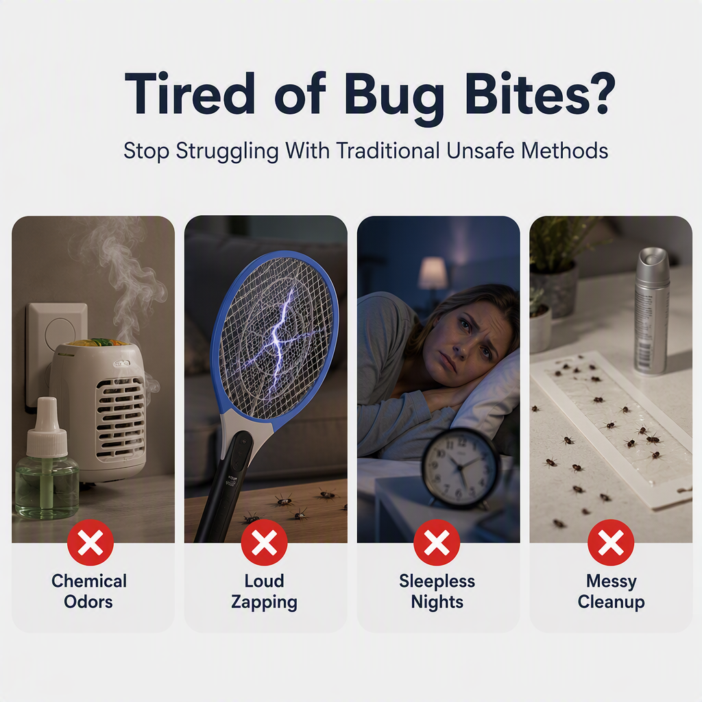 USB-Powered Mosquito UV Light Trap