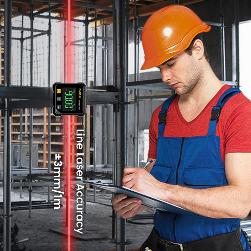 4-Side Magnetic Digital Angle Gauge