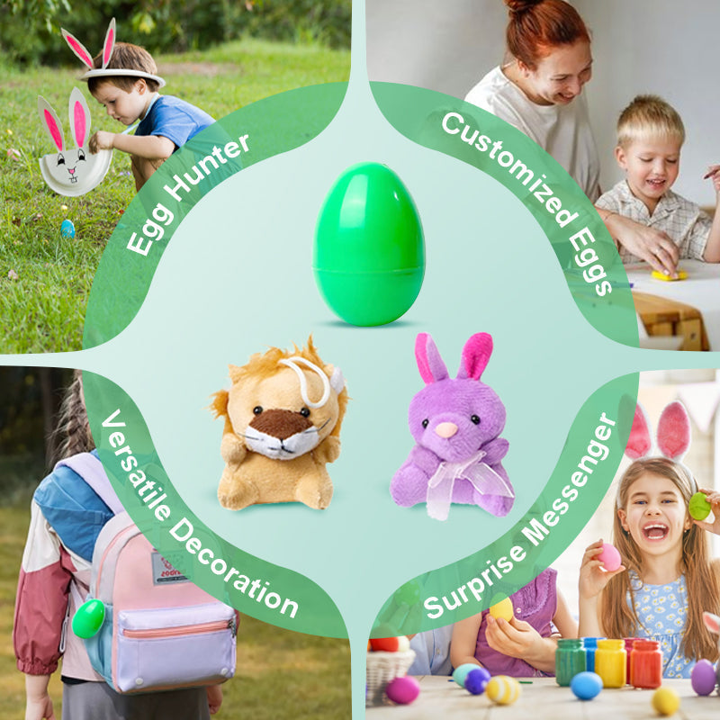 Prefilled Easter Eggs with Stuffed Animal Toys