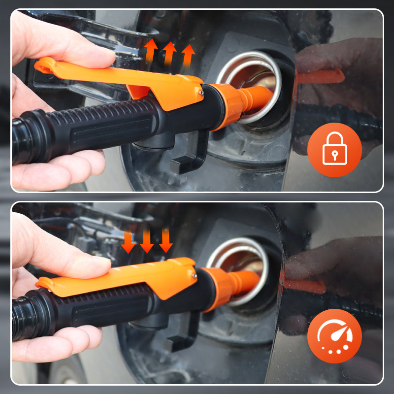 Orange Siphon Pump for Fuel Water and Oil