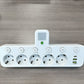 Smart Power Strip with USB Ports and Individual Switches