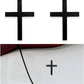 3D Metal Jesus Christ Cross Car Badge Sticker