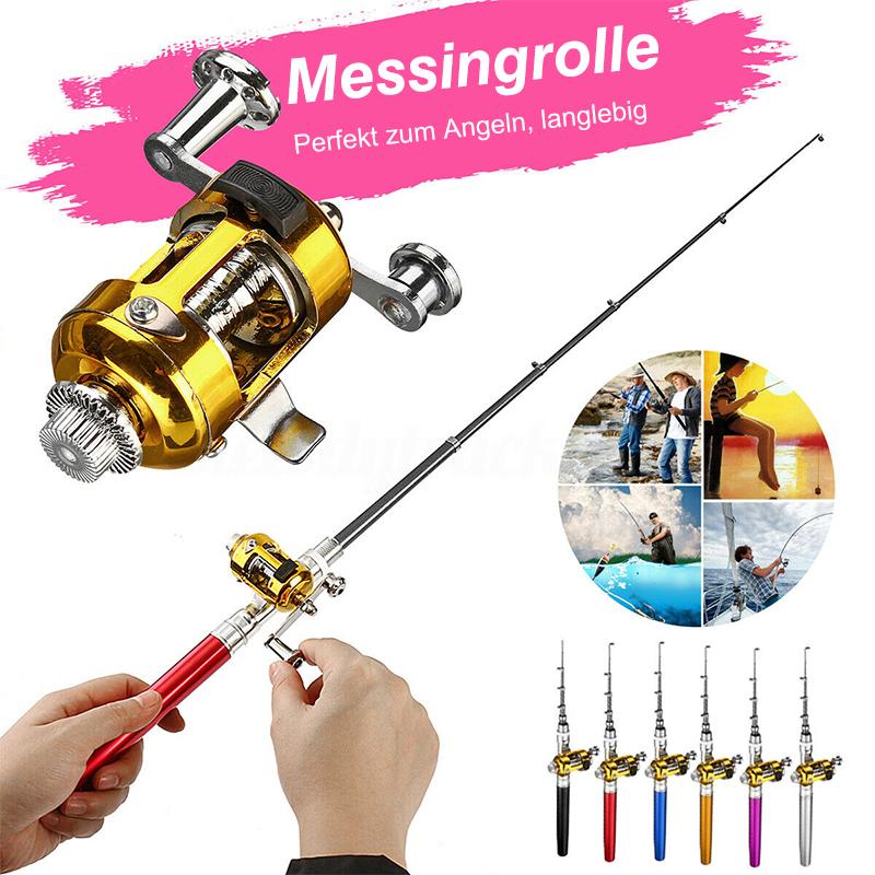 Compact Pocket Telescopic Fishing Rod and Reel Set