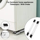 Heavy-Duty Adjustable Furniture Roller Bracket 45-70 cm