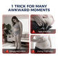 Spring-Loaded Metal Waist Extender Button for Jeans