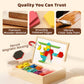 Wooden Magnetic Pattern Block Puzzle Set