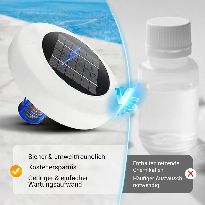 Solar Pool Ionizer with Copper-Silver Anode