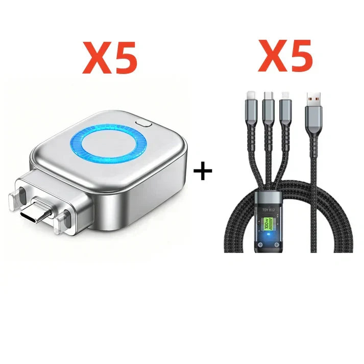 140W Auto Power-Off USB-C Fast Charging Adapter