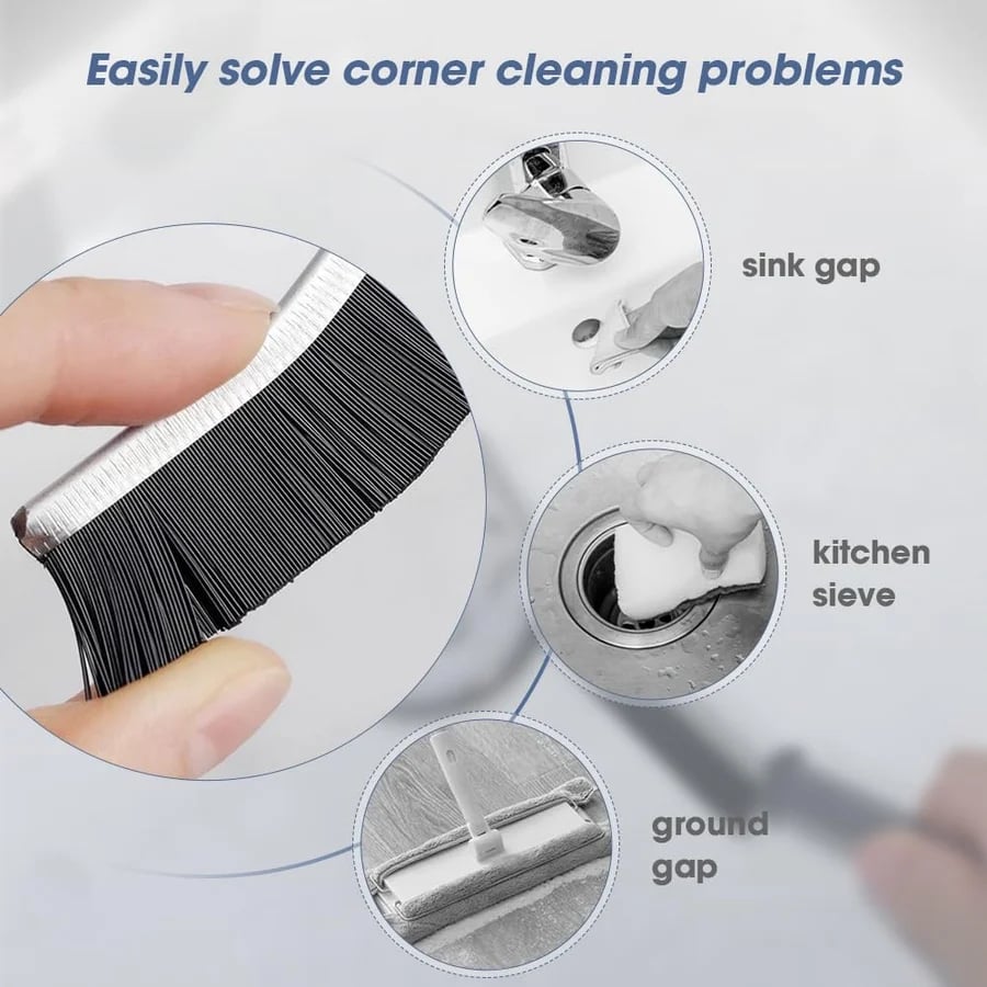 Gap Cleaning Brush with Hard Bristles