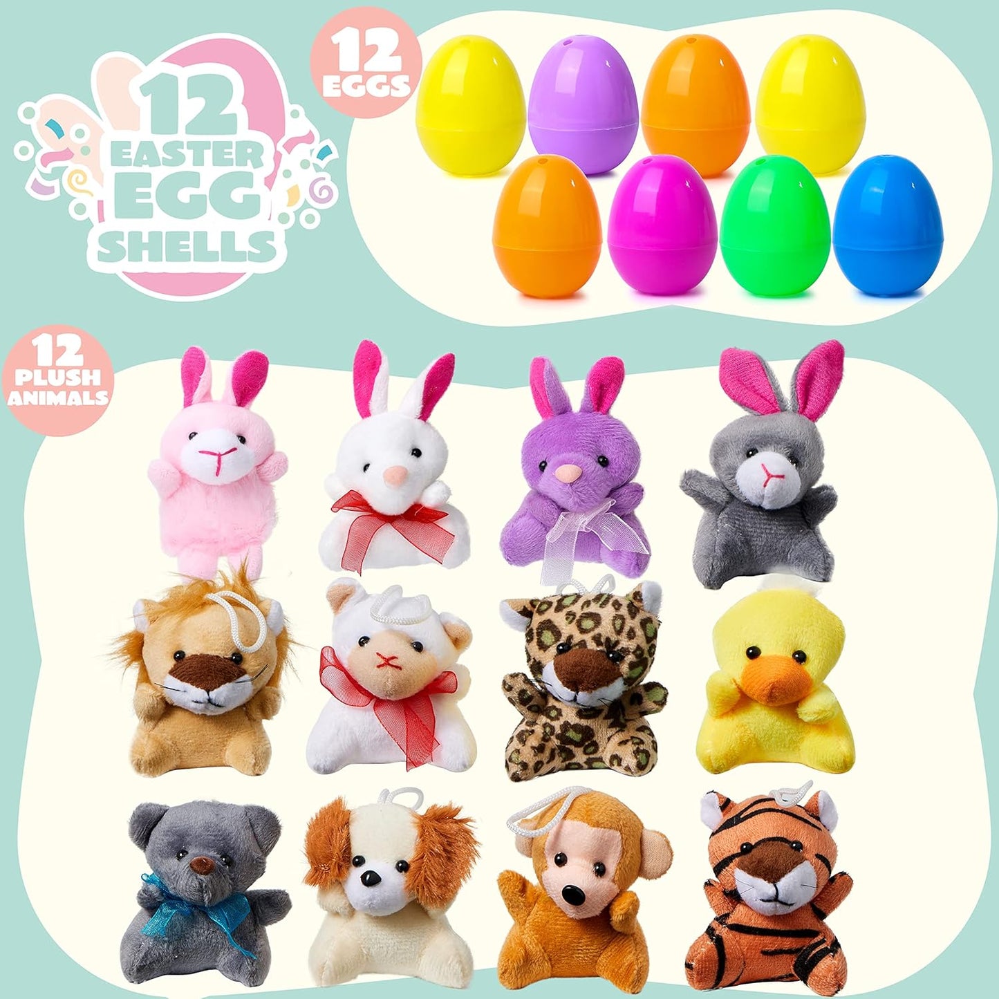 Easter Eggs Prefilled Slow Rising Squishy Toys