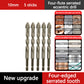4-Flute Serrated Eccentric Drill Bit Set