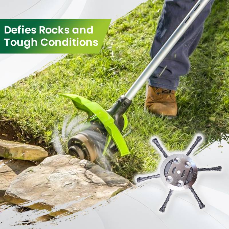 15.2 cm Steel Wire Brush Cutter Trimmer Head
