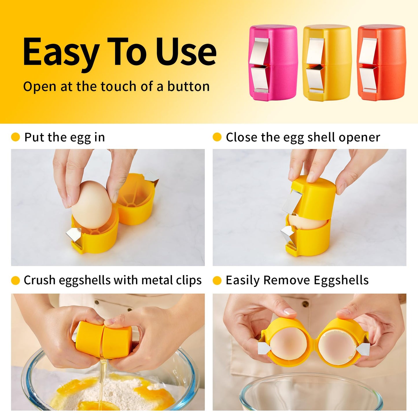 No Mess Easy Egg Opener