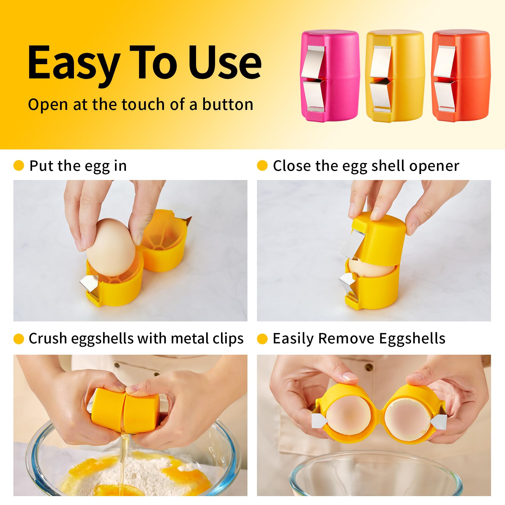 No Mess Easy Egg Opener