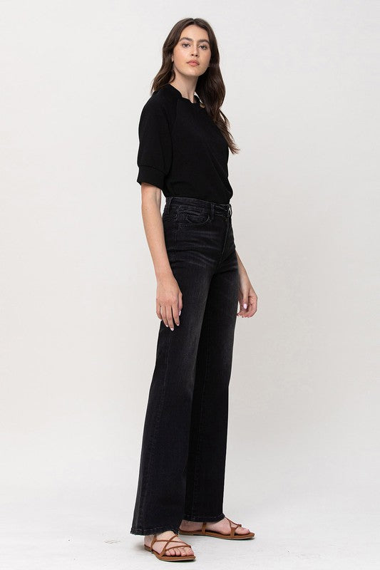 High Rise Relax Flare Jeans