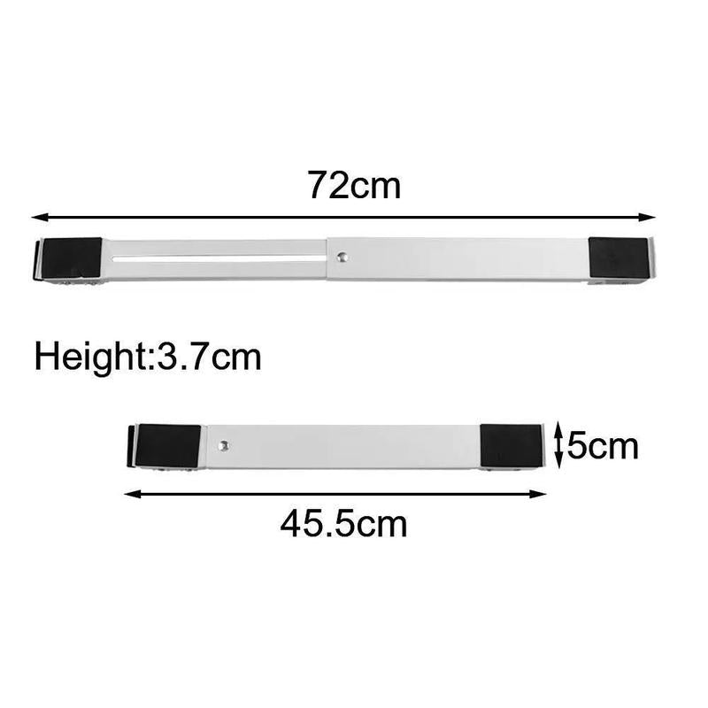 Heavy-Duty Adjustable Furniture Roller Bracket 45-70 cm