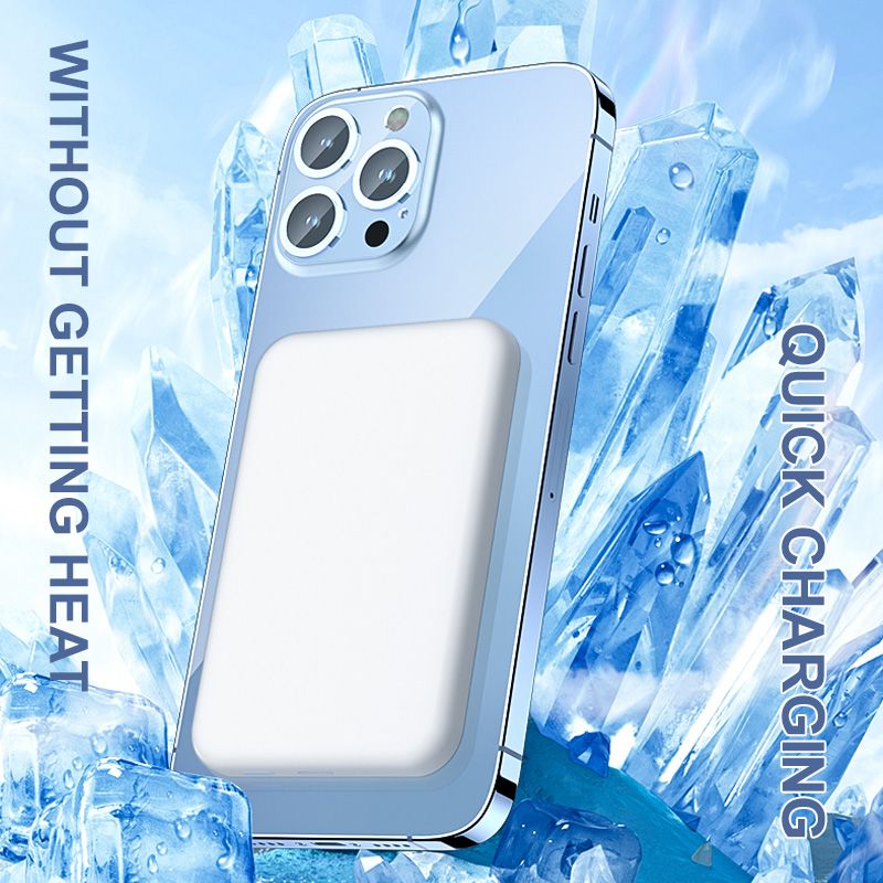 15W Fast Charge Portable Wireless Magnetic Power Bank