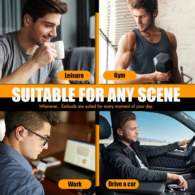 Invisible Sleep Wireless Earphones IPX5 Waterproof