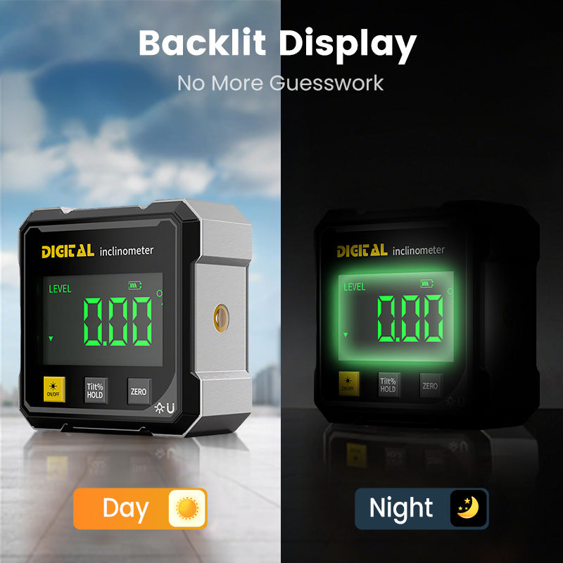 4-Side Magnetic Digital Angle Gauge