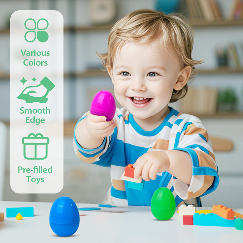 Prefilled Easter Eggs with Stuffed Animal Toys