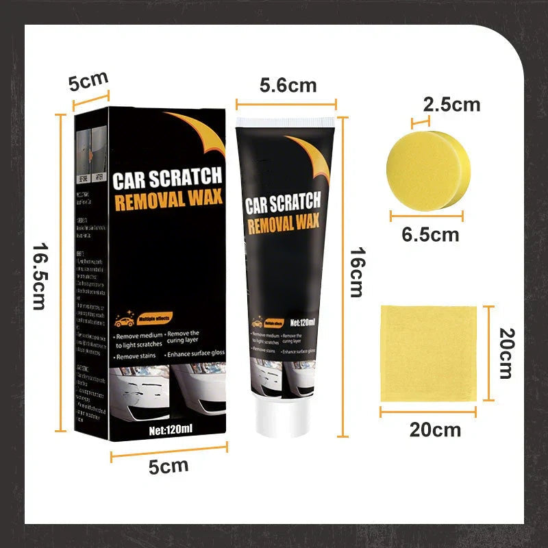 Car Scratch Repair Paste with Sponge and Towel Kit