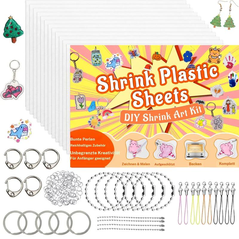 DIY Shrinky Dinks Keychain Craft Kit